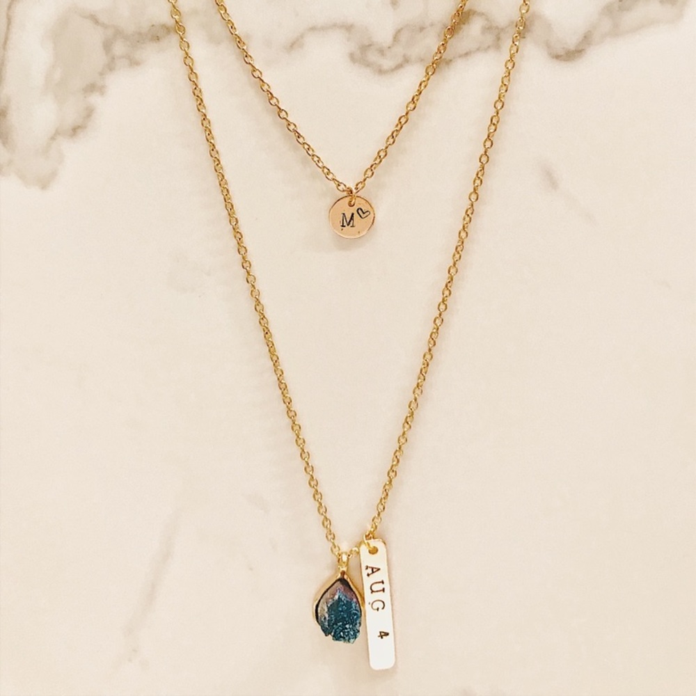 Leo layered necklace